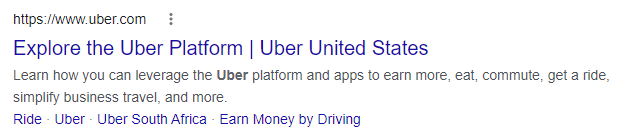 توضیحات متا Uber